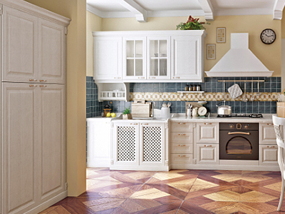 白胡桃英式櫥柜