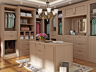 銀杉木英式衣帽間